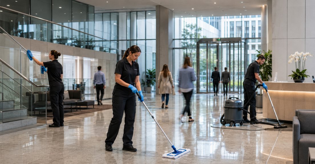 High Traffic Area Cleaning