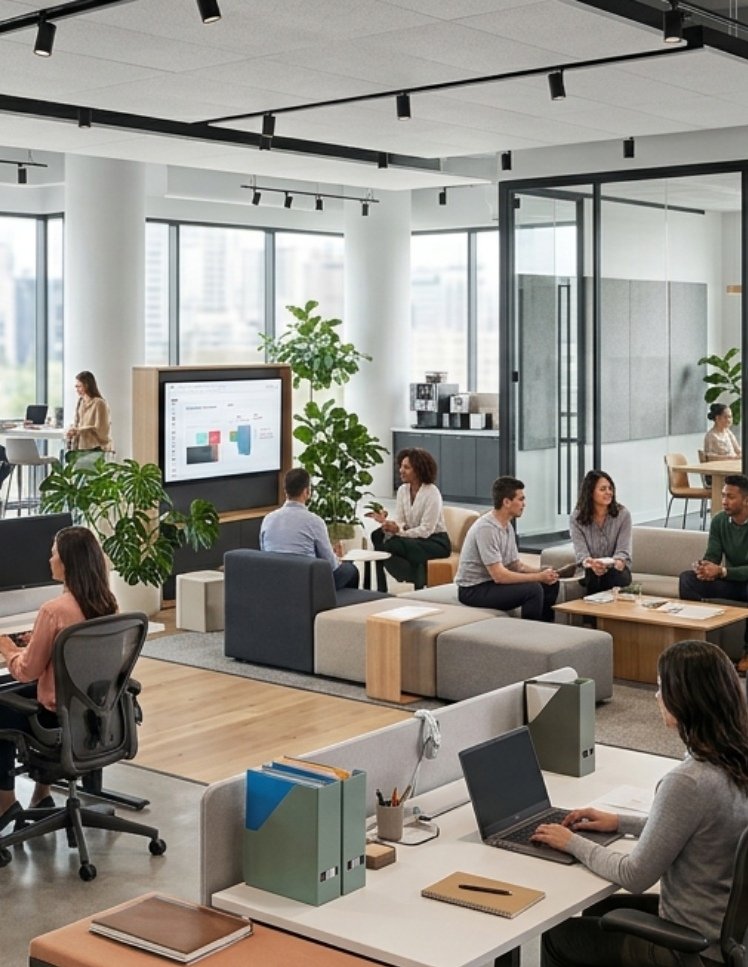 Workplace design and interior fit out services Delton Facilities
