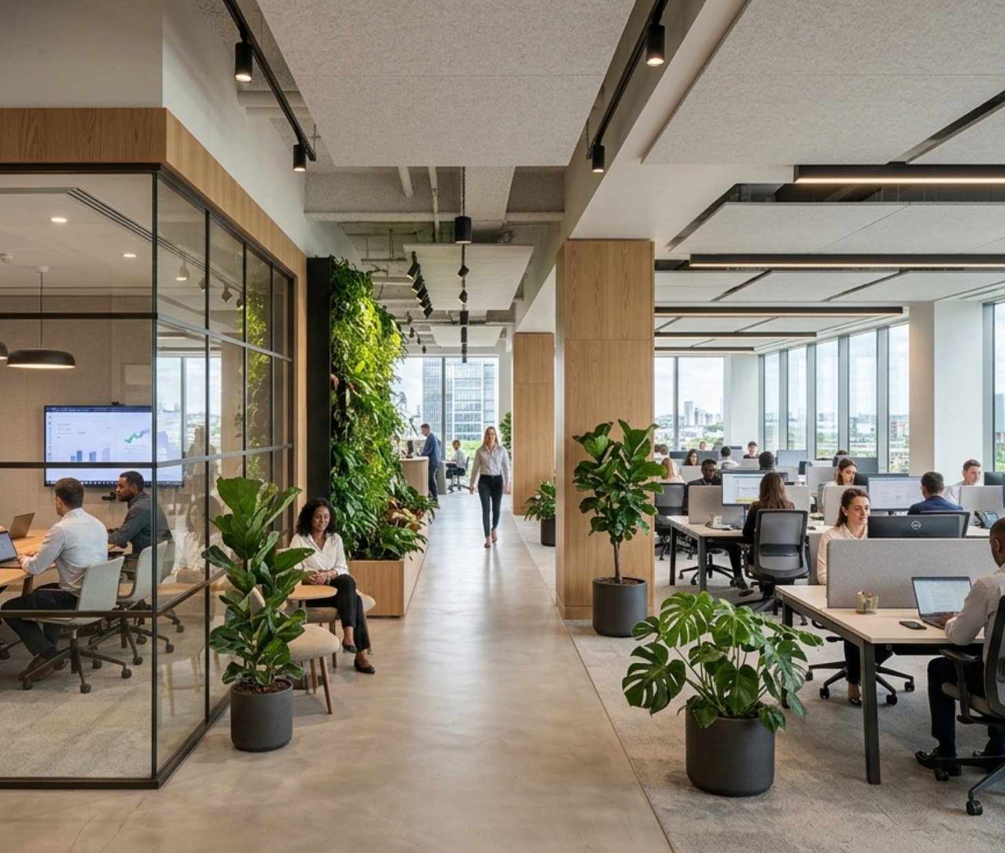 Workplace improvements delivered as part of a managed facilities solution Delton Facilities